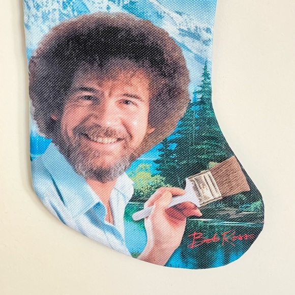 NEW Bob Ross The Joy of Painting Christmas Stocking Decoration - Picture 4 of 7